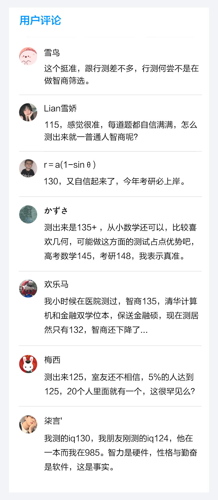 智商测试图片